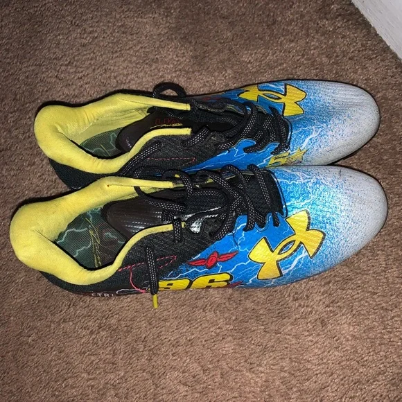 Under Armour | Shoes | Blue Mc Le Race Car Football Cleats | Poshmark 